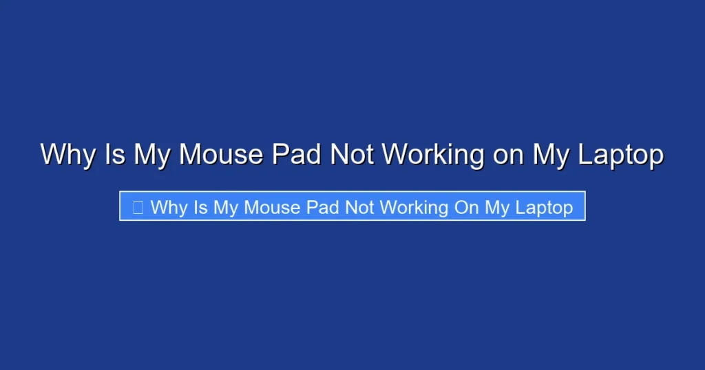 Why Is My Mouse Pad Not Working on My Laptop