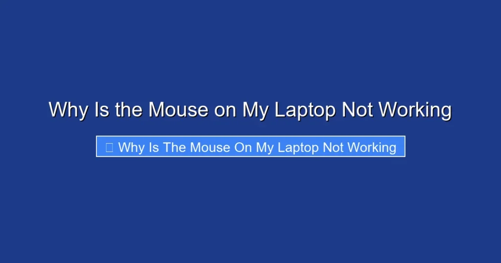 Why Is the Mouse on My Laptop Not Working