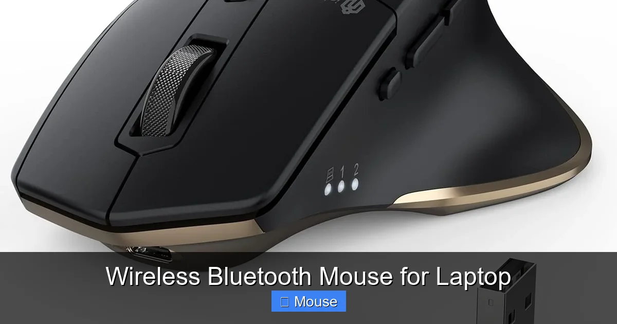 Wireless Bluetooth Mouse for Laptop