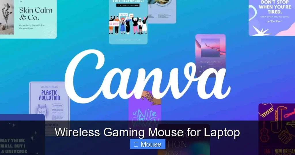 Wireless Gaming Mouse for Laptop