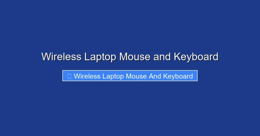 Wireless Laptop Mouse and Keyboard