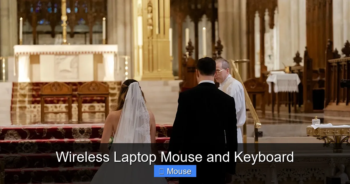 Wireless Laptop Mouse and Keyboard