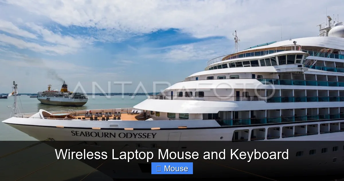 Wireless Laptop Mouse and Keyboard