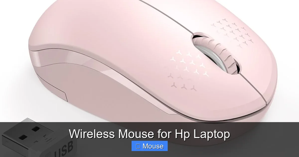 Wireless Mouse for Hp Laptop