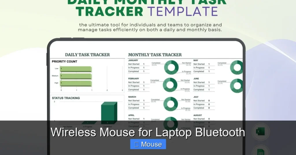 Wireless Mouse for Laptop Bluetooth