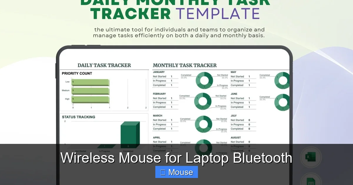 Wireless Mouse for Laptop Bluetooth