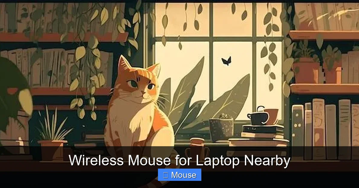 Wireless Mouse for Laptop Nearby