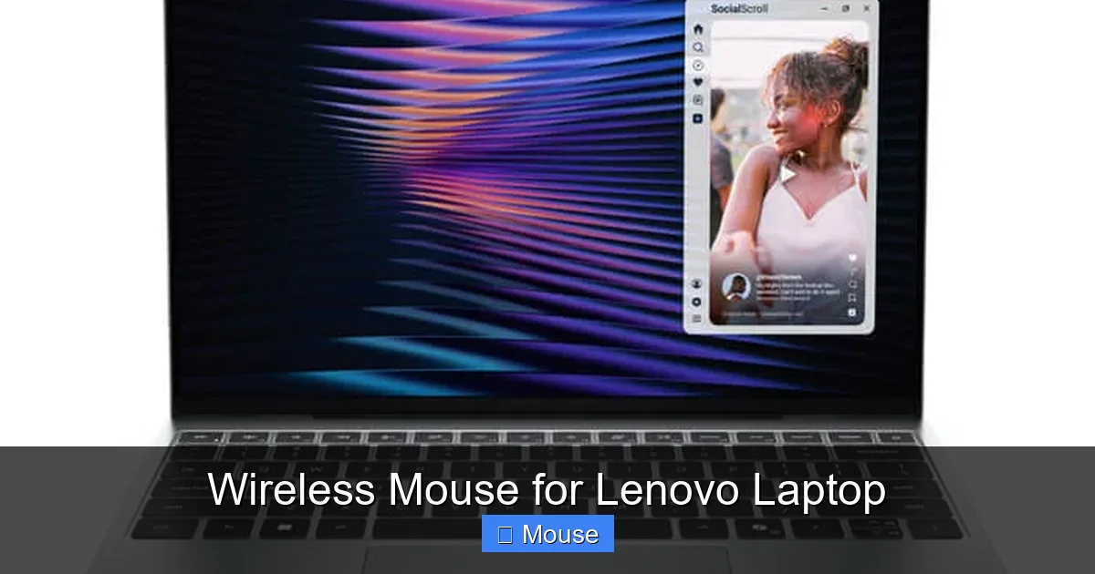 Wireless Mouse for Lenovo Laptop