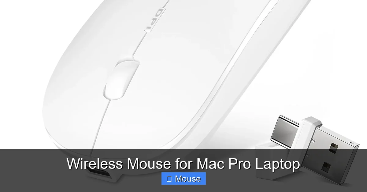 Wireless Mouse for Mac Pro Laptop