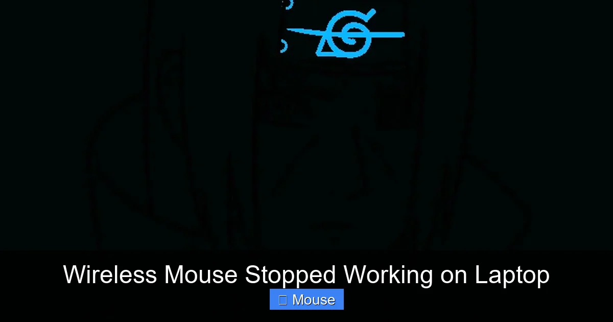 Wireless Mouse Stopped Working on Laptop