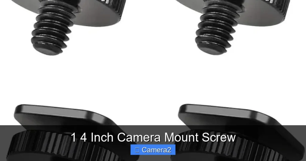 1 4 Inch Camera Mount Screw