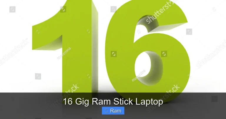 16 Gig Ram Stick Laptop
