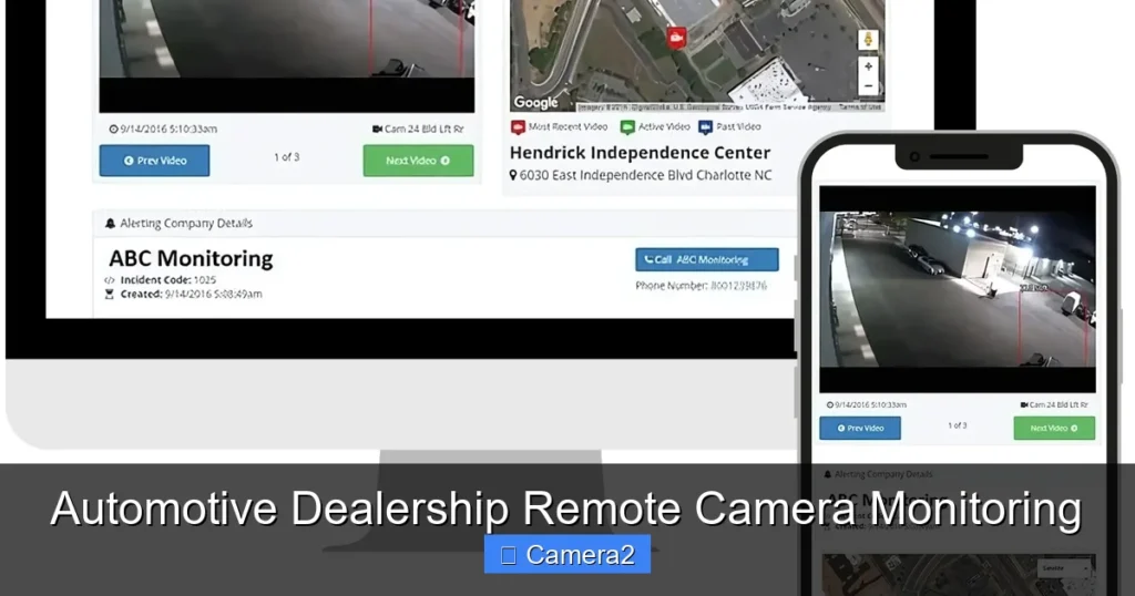 Automotive Dealership Remote Camera Monitoring