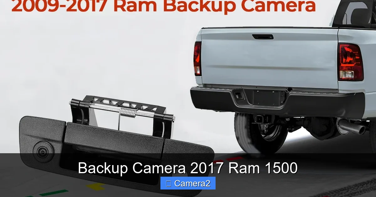Backup Camera 2017 Ram 1500