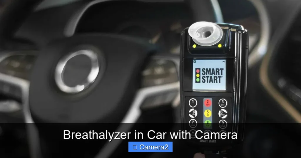 Breathalyzer in Car with Camera