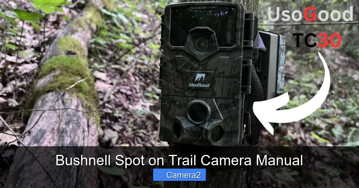 Bushnell Spot on Trail Camera Manual