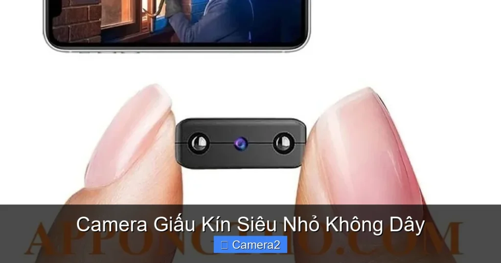 Camera Giấu Kín Siêu Nhỏ Không Dây