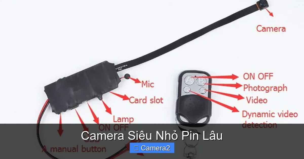 Camera Siêu Nhỏ Pin Lâu