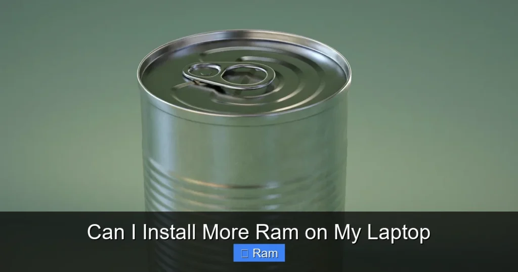 Can I Install More Ram on My Laptop
