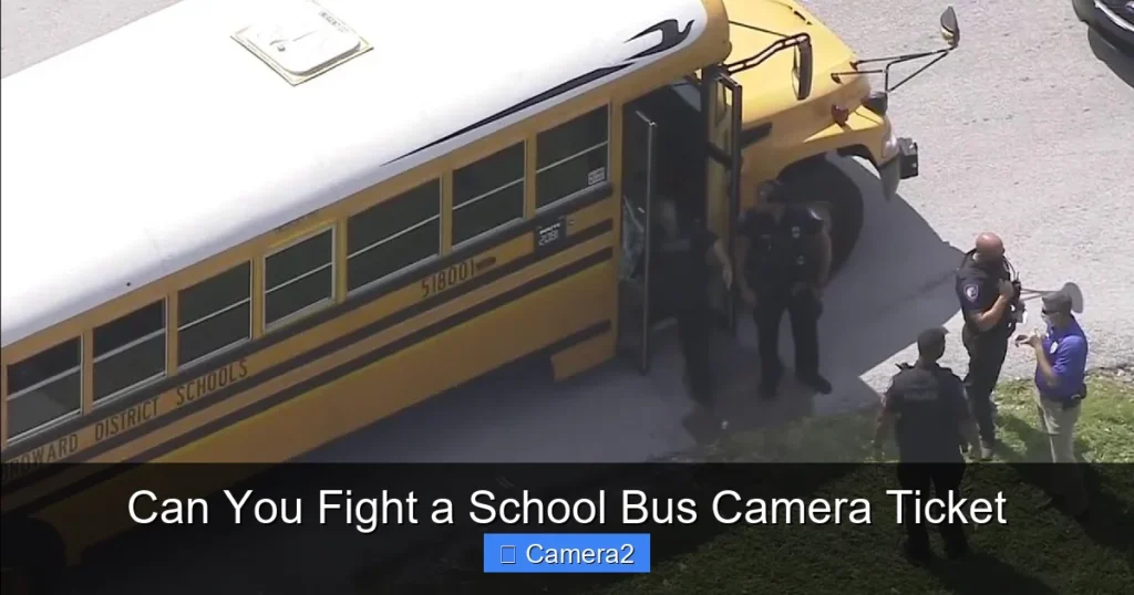 Can You Fight a School Bus Camera Ticket