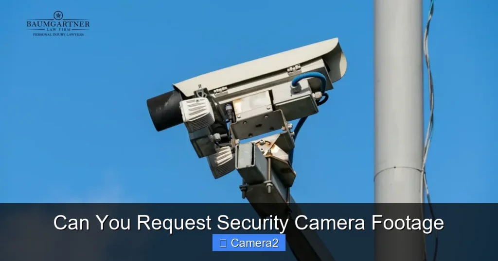 Can You Request Security Camera Footage