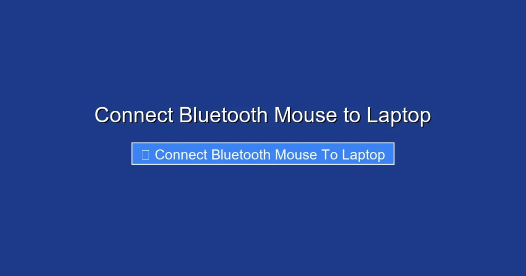 Connect Bluetooth Mouse to Laptop