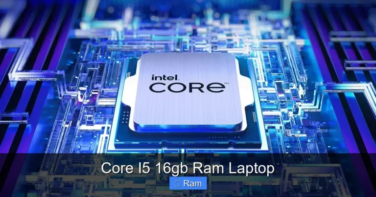 Core I5 16gb Ram Laptop