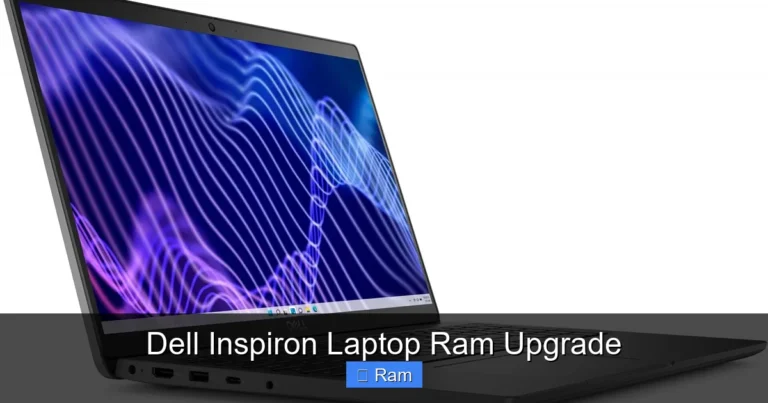 Dell Inspiron Laptop Ram Upgrade