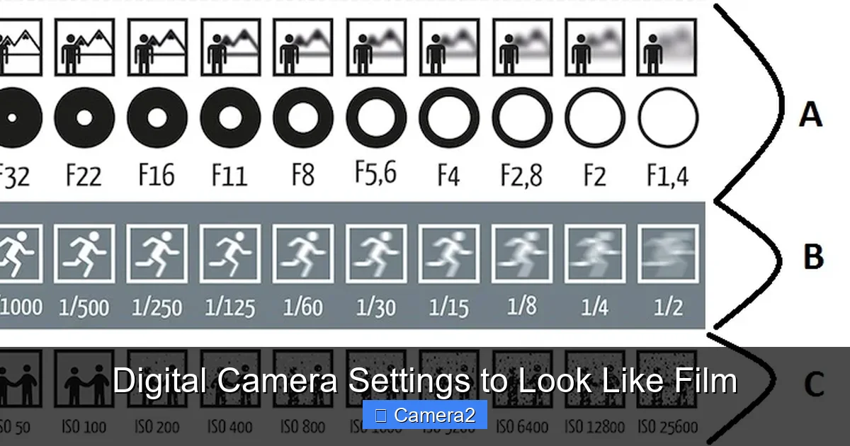 Digital Camera Settings to Look Like Film