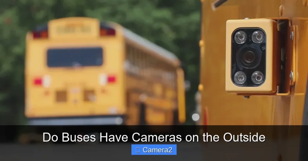 Do Buses Have Cameras on the Outside