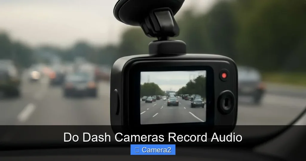 Do Dash Cameras Record Audio