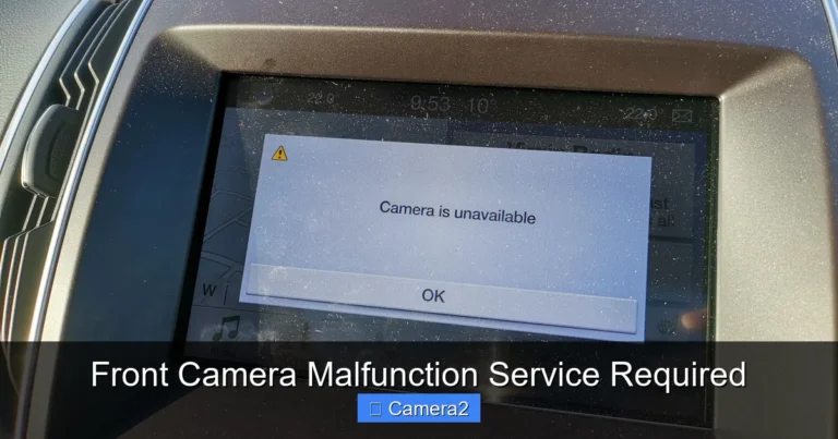 Front Camera Malfunction Service Required