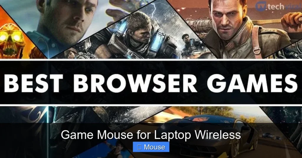 Game Mouse for Laptop Wireless