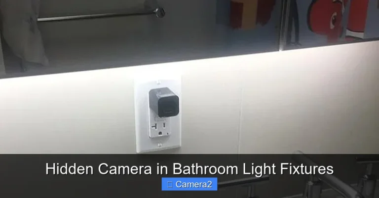 Hidden Camera in Bathroom Light Fixtures