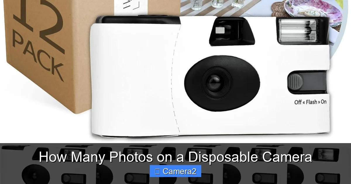 How Many Photos on a Disposable Camera