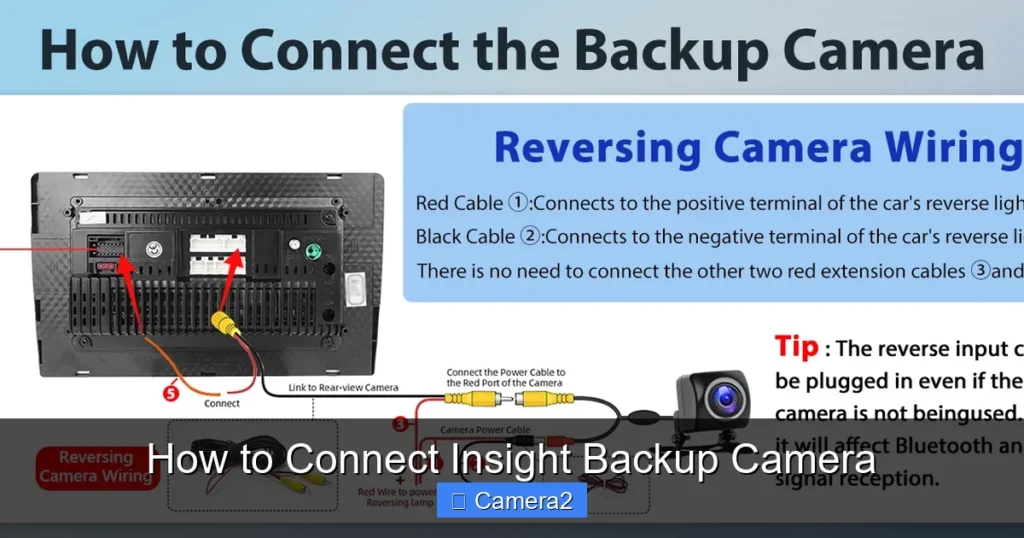 How to Connect Insight Backup Camera
