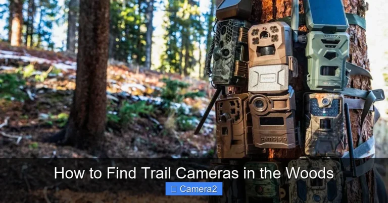 How to Find Trail Cameras in the Woods