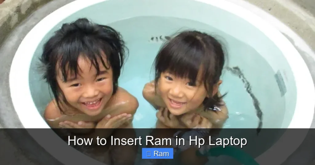 How to Insert Ram in Hp Laptop
