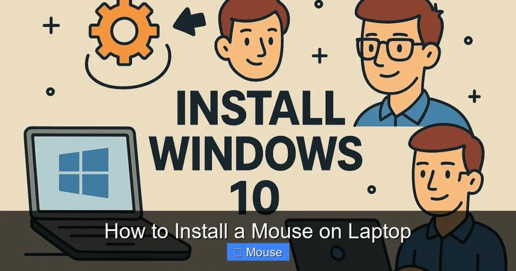 How to Install a Mouse on Laptop