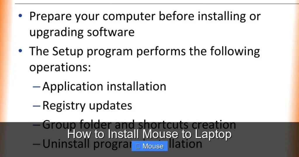 How to Install Mouse to Laptop