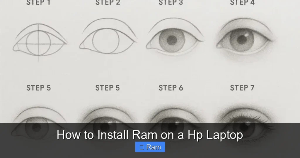 How to Install Ram on a Hp Laptop