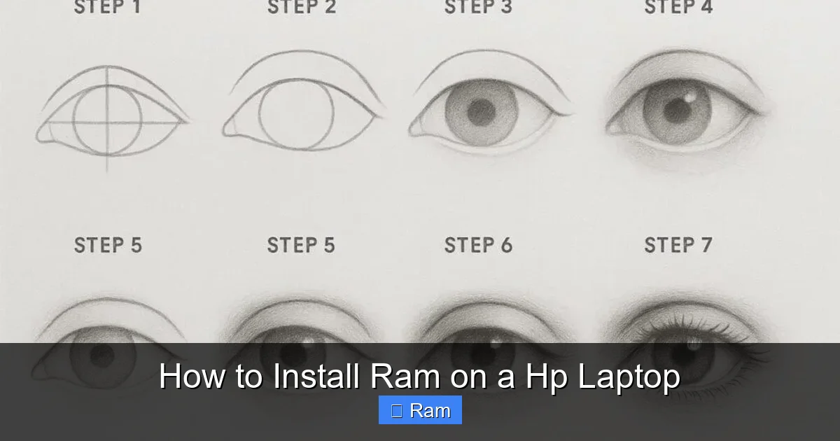 How to Install Ram on a Hp Laptop
