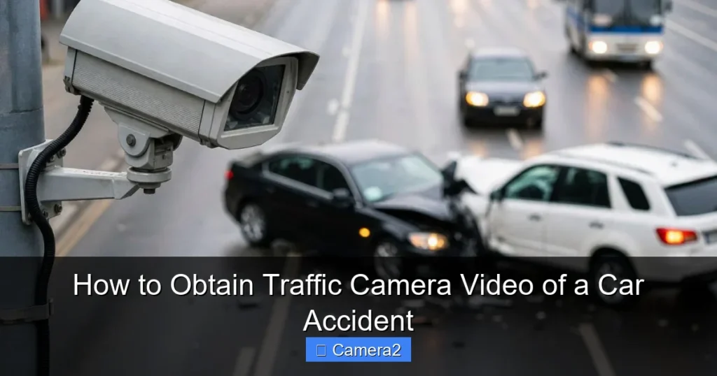 How to Obtain Traffic Camera Video of a Car Accident
