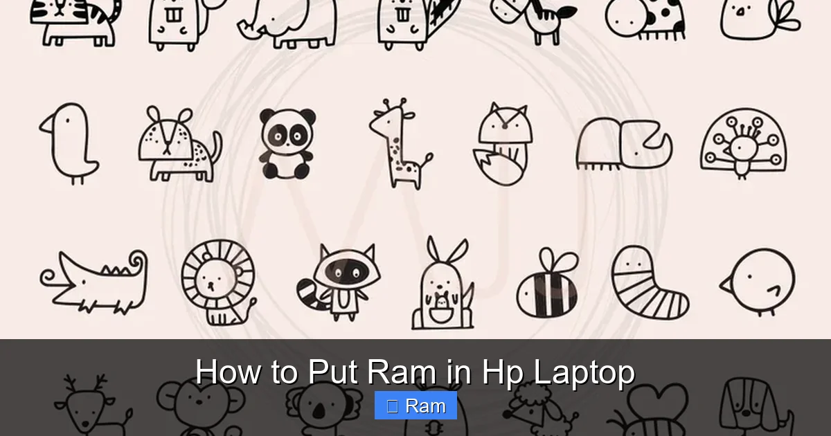 How to Put Ram in Hp Laptop