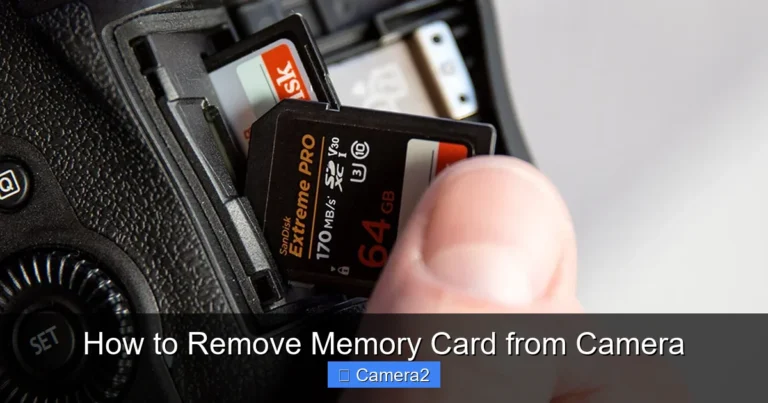 How to Remove Memory Card from Camera