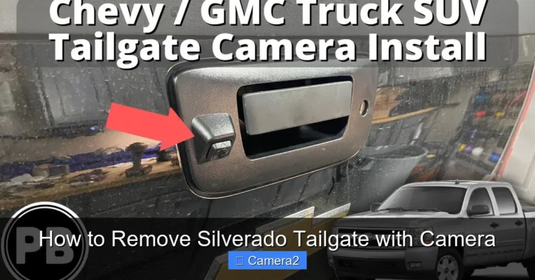 How to Remove Silverado Tailgate with Camera