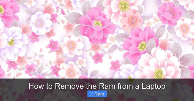 How to Remove the Ram from a Laptop