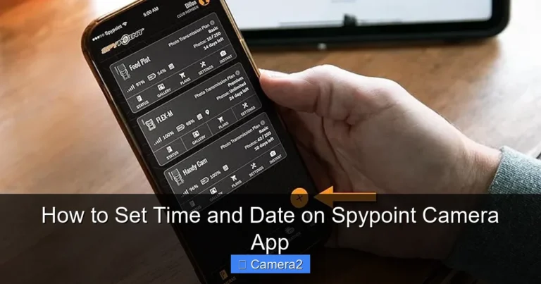 How to Set Time and Date on Spypoint Camera App