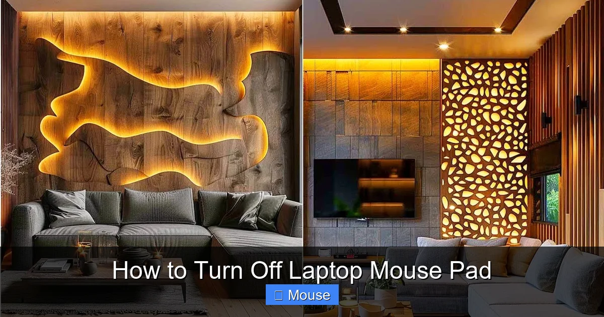 How to Turn Off Laptop Mouse Pad