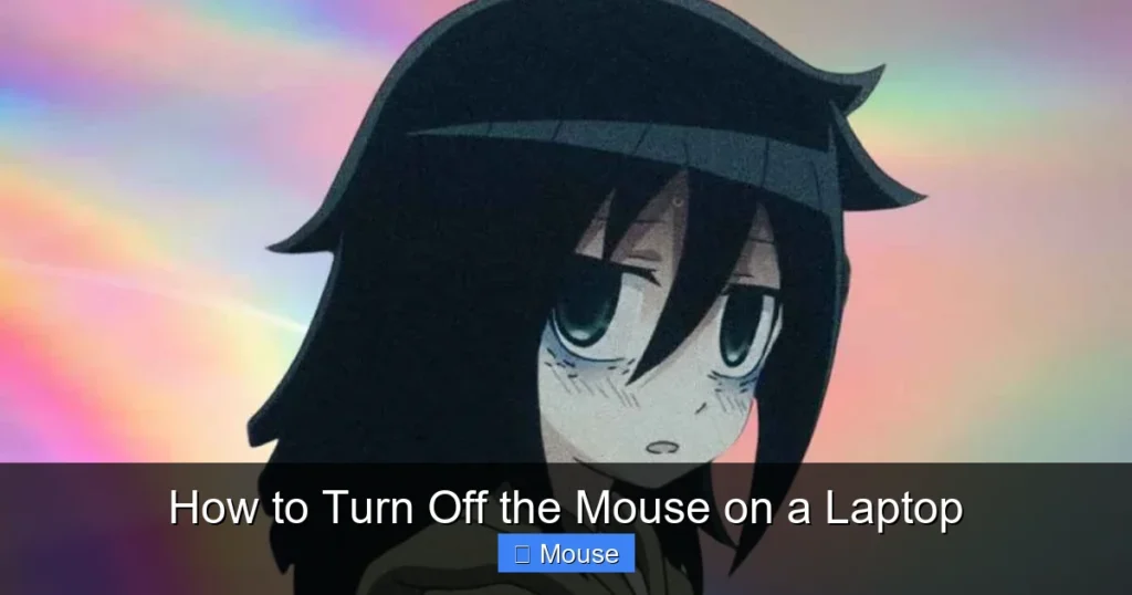How to Turn Off the Mouse on a Laptop